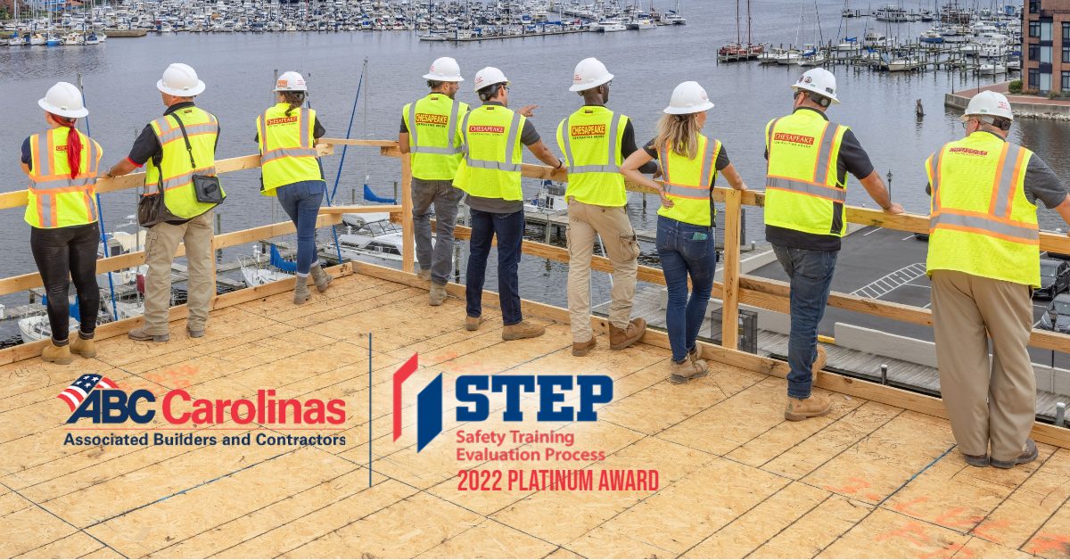 CCG Awarded STEP Platinum Status by ABC Carolinas