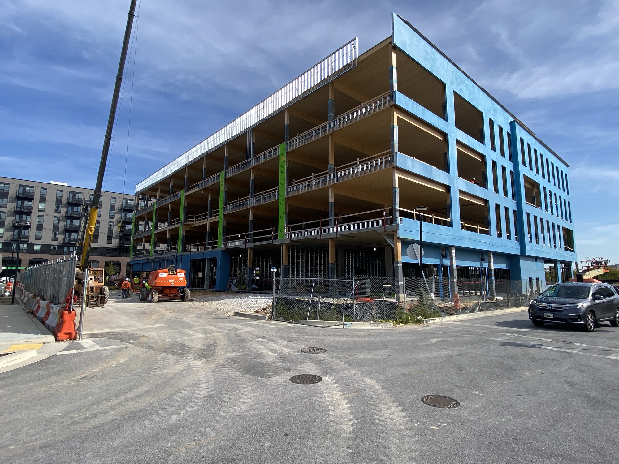 Baltimore’s first mass timber building takes shape, lands tenants