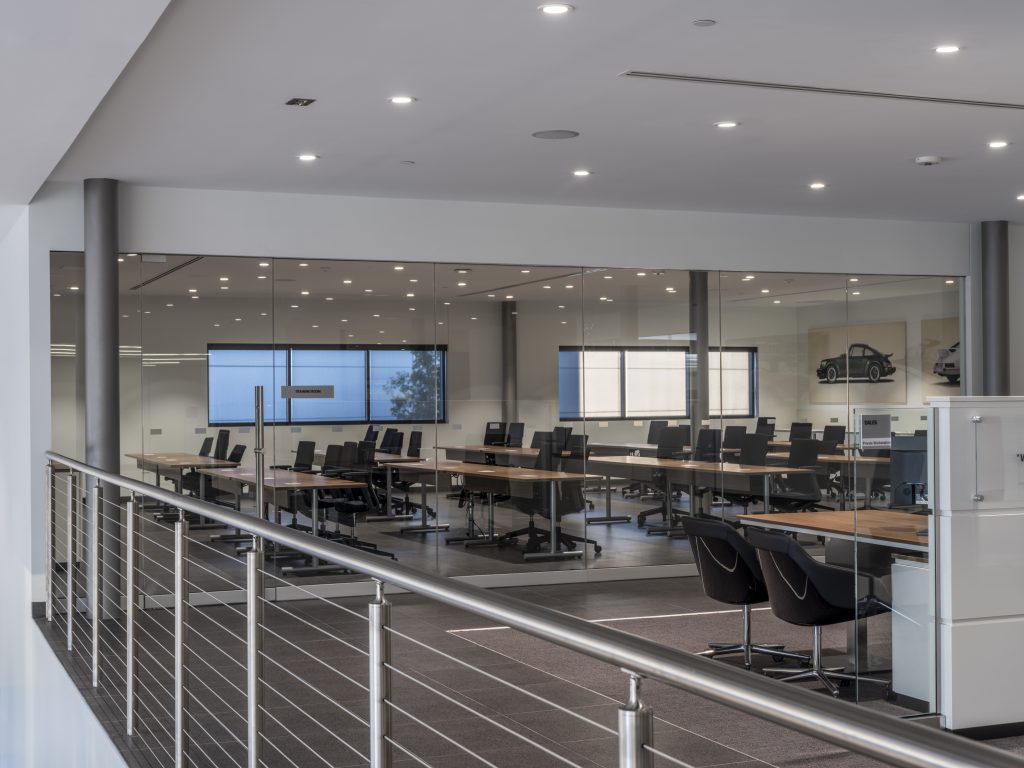 Porsche Silver Spring training/conference room.