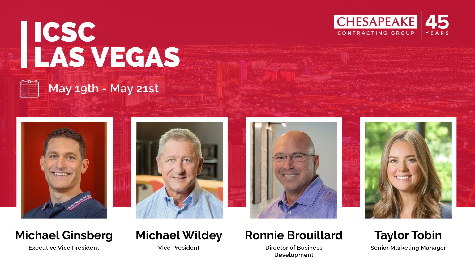 Chesapeake Attending ICSC Las Vegas