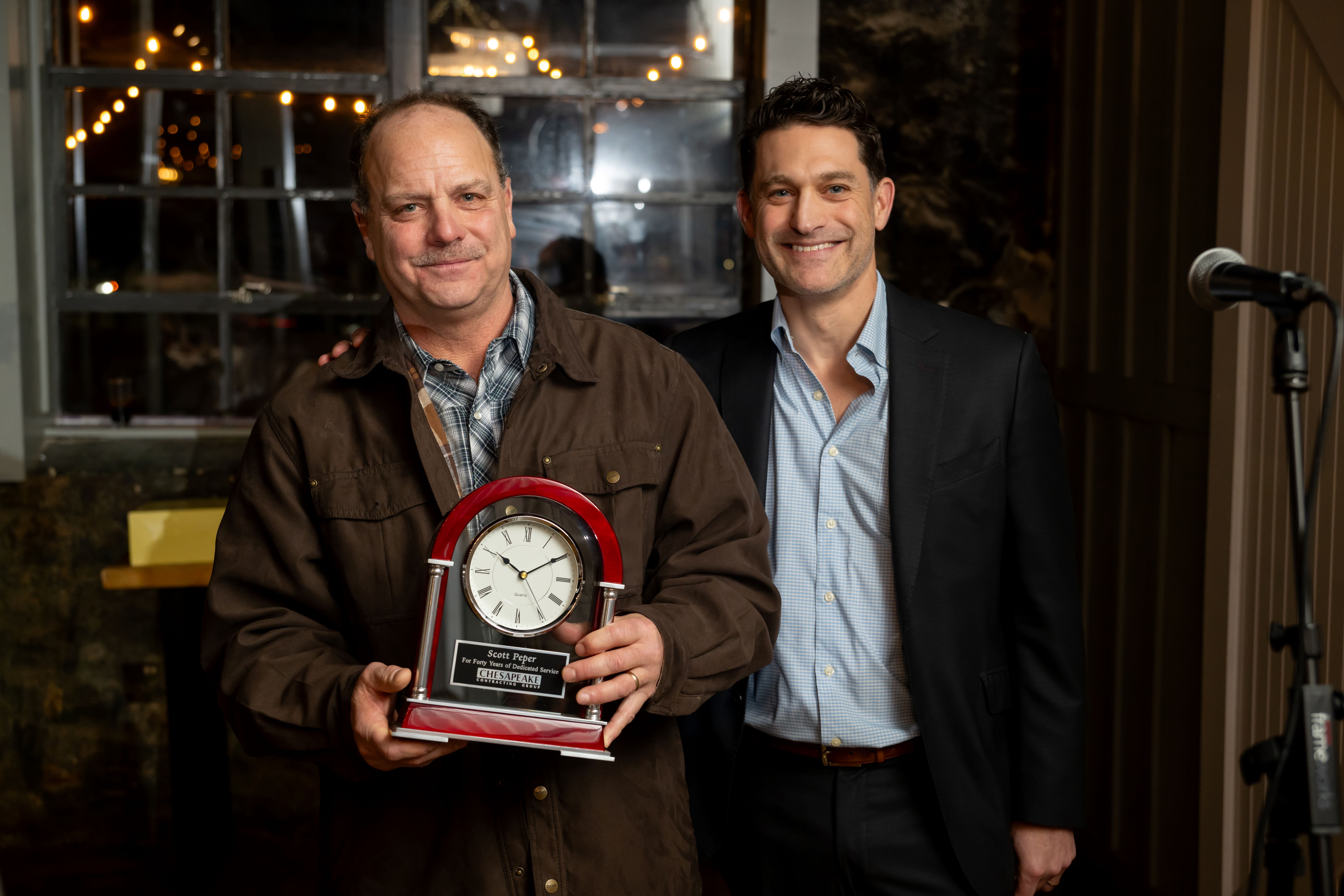 Scott Peper, 40 Years of Service
